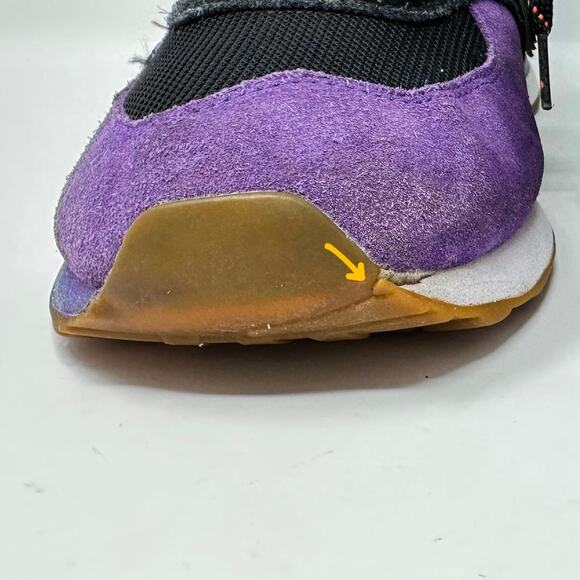 New Balance 574 Sneakers Mens 11 Purple Black Orange Suede Retro 90s ML574 PT2 main image 13